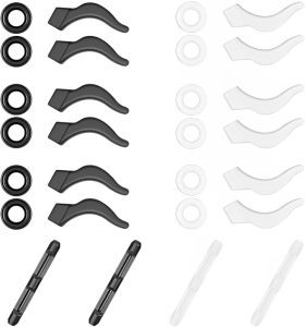 EUYRVAW 28 Piezas sujeta gafas patillas silicona patillas deportivo