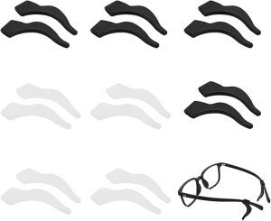 YPYMOD 8 Pares de Gafas Ganchos de Orejas, Patillas Gafas Silicona