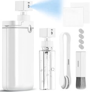 Limpiador de lentes de anteojos, kit de reparación de anteojos con toallitas de limpieza